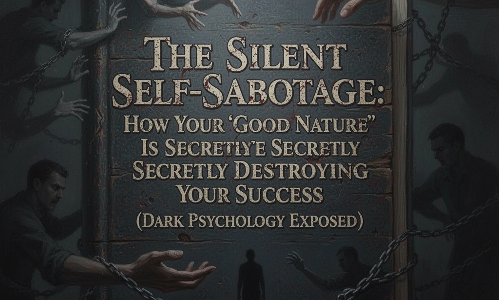The Silent Self-Sabotage: How Your ‘Good Nature’ Is Secretly Destroying Your Success (Dark Psychology Exposed)