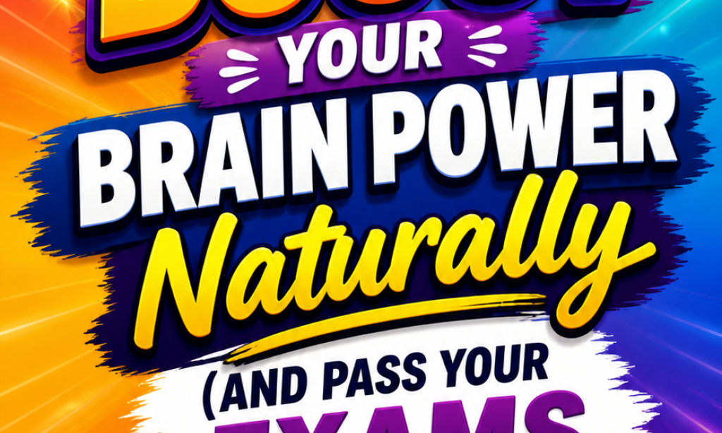 Simple Ways to Boost Your Brain Power Naturally (And Pass Your Exams Successfully)