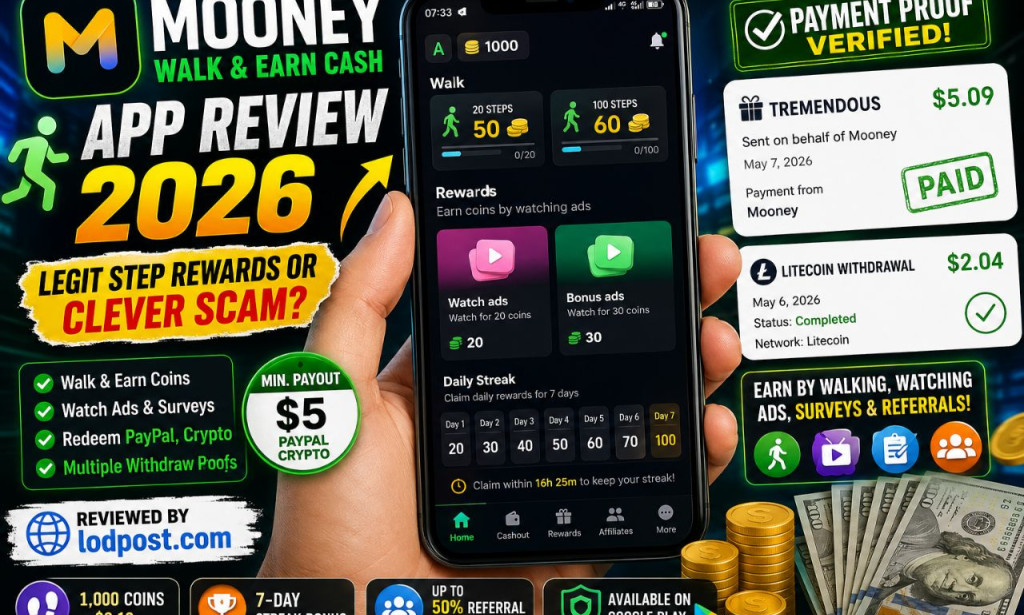 Mooney App Review 2026: Legit Step‑to‑Earn or Dangerous Scam?