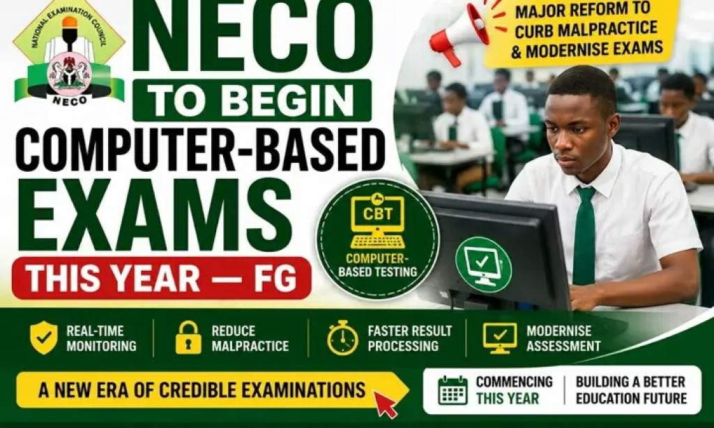 🚨 BREAKING: NECO TO START COMPUTER-BASED EXAMS (CBT) THIS YEAR 🚨