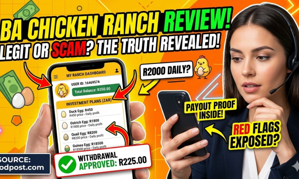 BA Chicken Ranch South Africa Review: Real Earning App or Fake Investment?