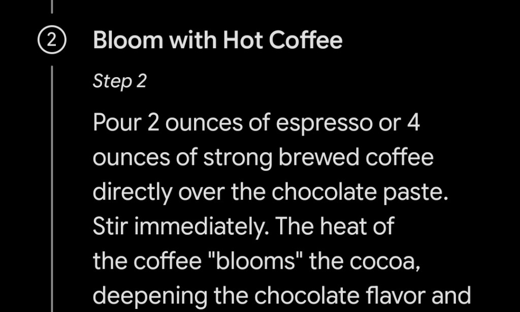 How to make chocolate coffee