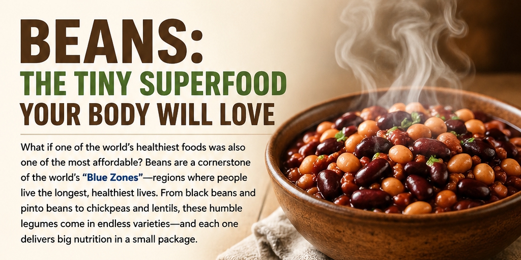 Beans, health booster.