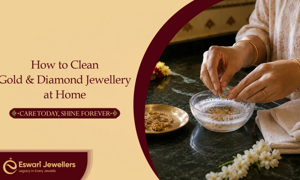 How to Clean Gold & Diamond Jewellery at Home?