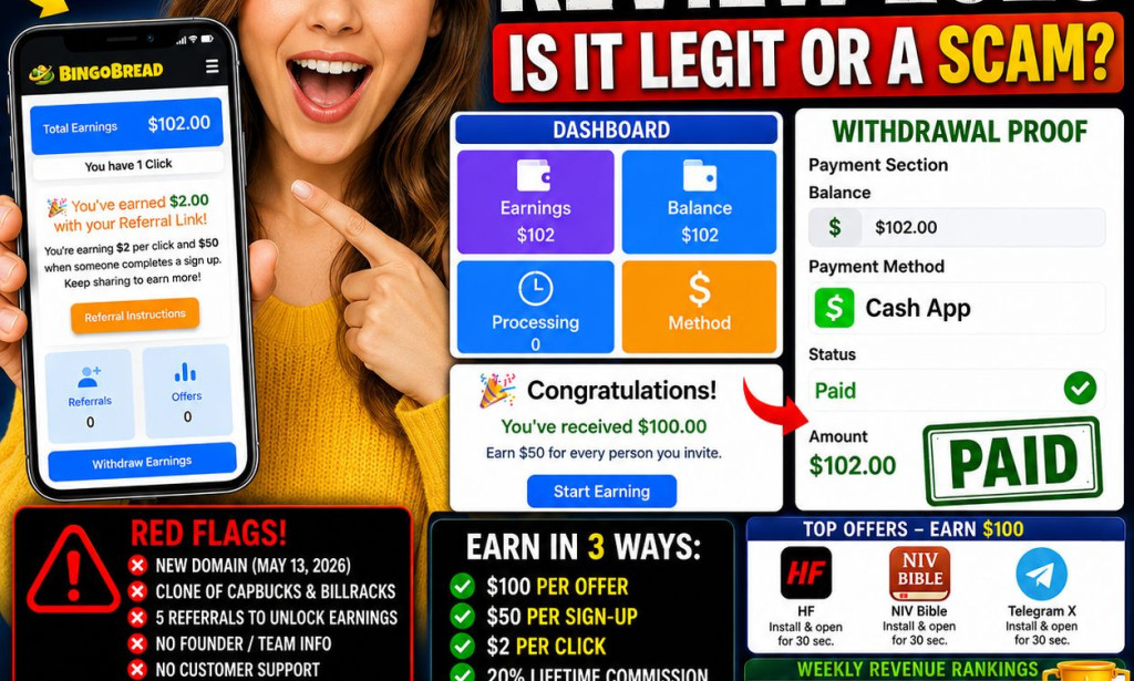 Is BingoBread.com Legit or a Scam? The Shocking Truth Behind the $100 Bonus
