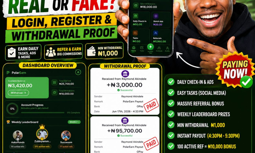 Is Polar Earn Legit or Scam? Registration, Login & Payment Proofs Revealed
