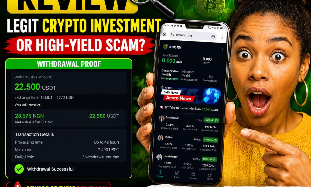 Is AcornBTC Real or Fake? Full Review with Login, Registration & Payment Proof