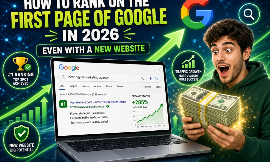 How to Rank on the First Page of Google in 2026 Even with a New Website
