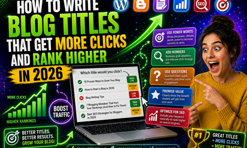 How to Write Blog Titles That Get More Clicks and Rank Higher in 2026