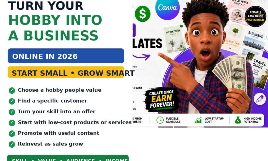 How to Turn Your Hobby Into an Online Business in 2026