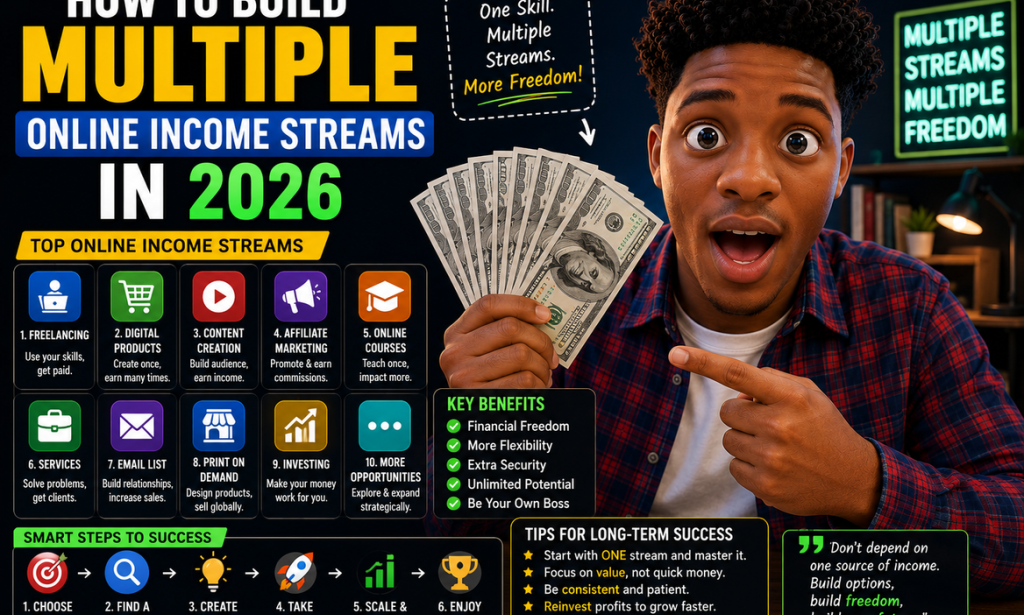 How to Build Multiple Online Income Streams in 2026