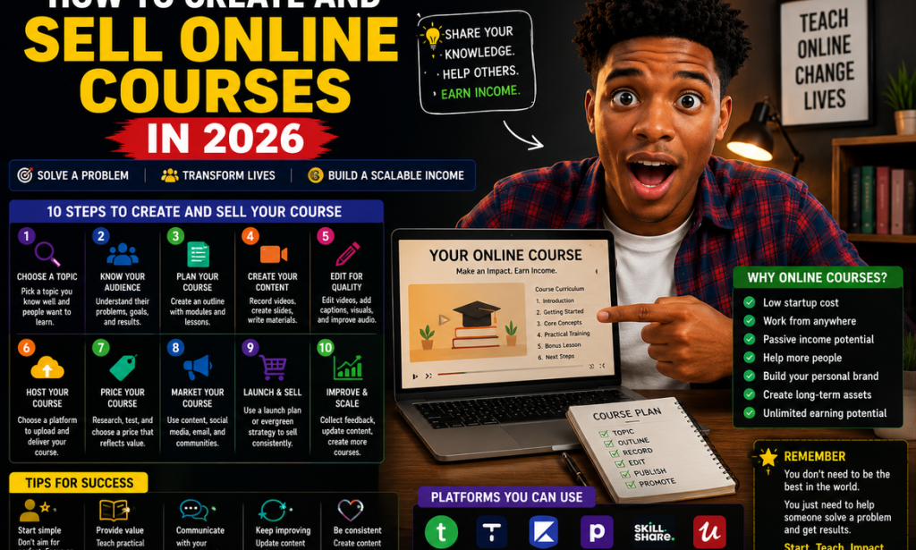 How to Create and Sell Online Courses in 2026
