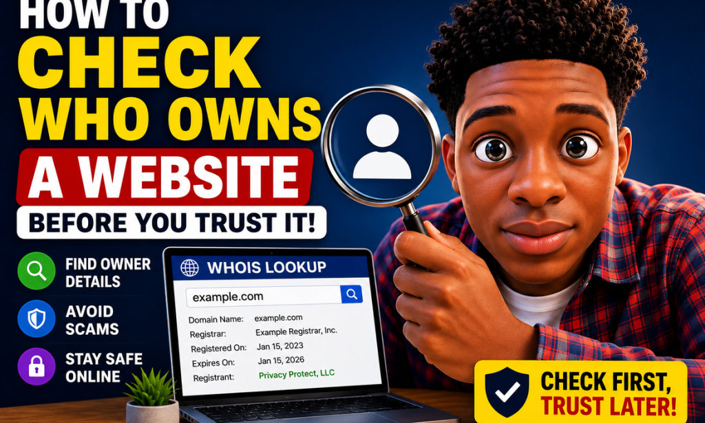 How to Check Who Owns a Website Before You Trust It in 2026