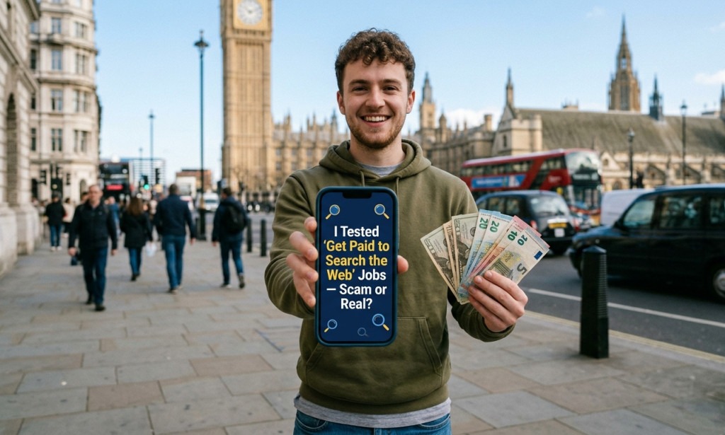 I Tested “Get Paid to Search the Web” Jobs — Scam or Real?