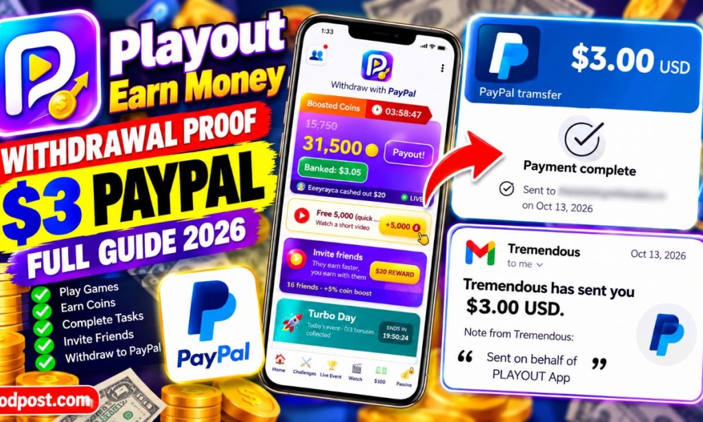 How to Withdraw from Playout to PayPal: Step-by-Step Guide