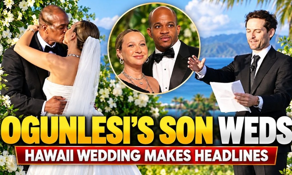 Nigerian Billionaire's Son Geoff Ogunlesi Marries Jennifer Meyer in Hawaii