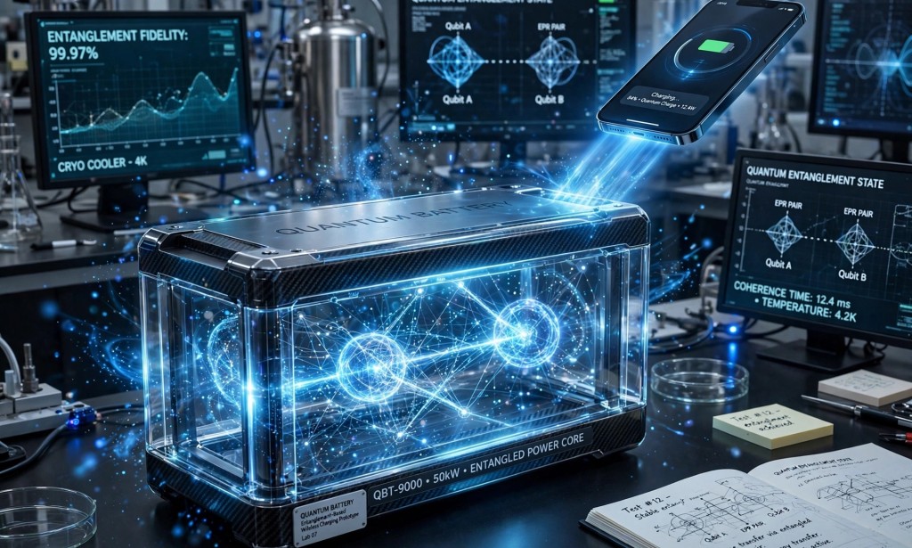 Scientists Just Found a New Way to Store Energy: How Quantum Batteries Could Charge in Seconds