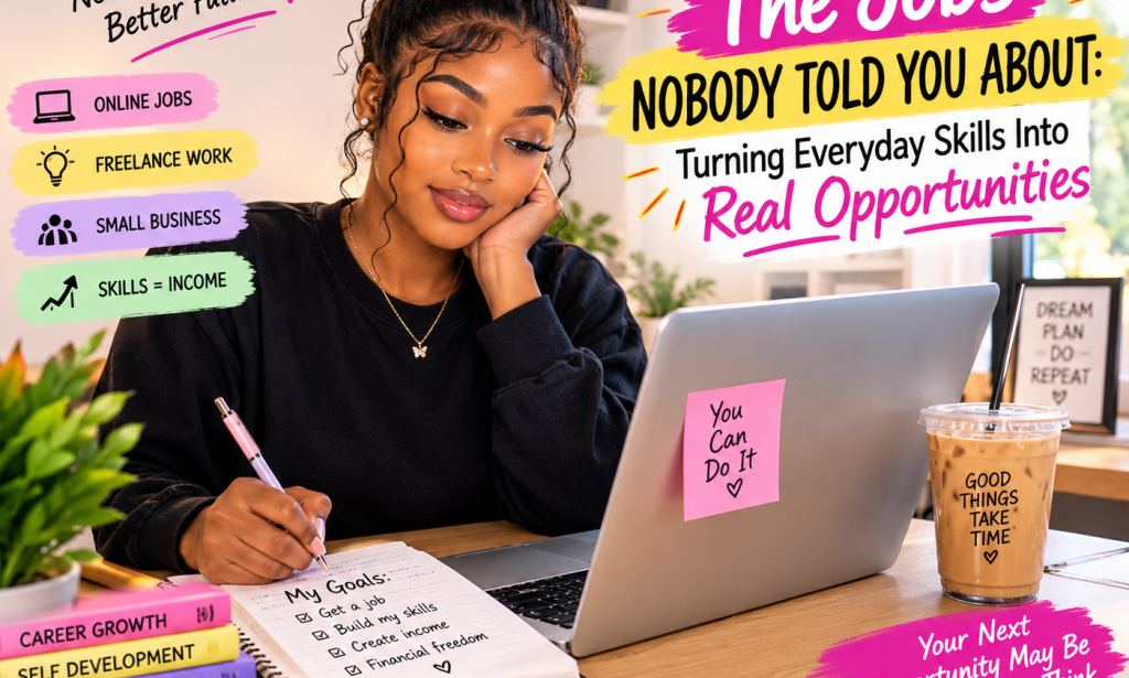 The Jobs Nobody Told You About: Turning Everyday Skills Into Real Opportunities