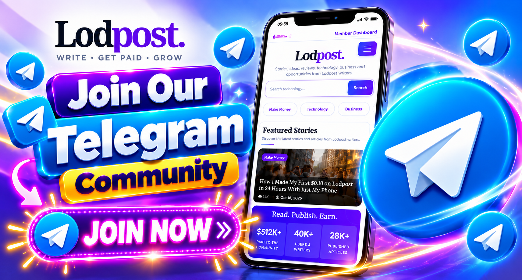 Lodpost — Join Our Telegram Community