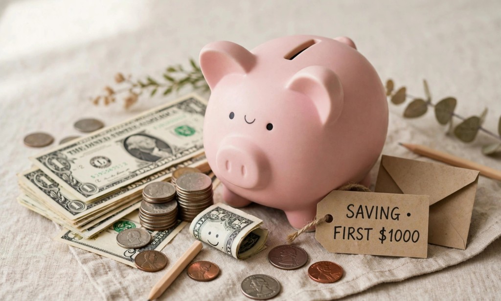 How I Saved My First $1,000 Even When I Was Earning Little.