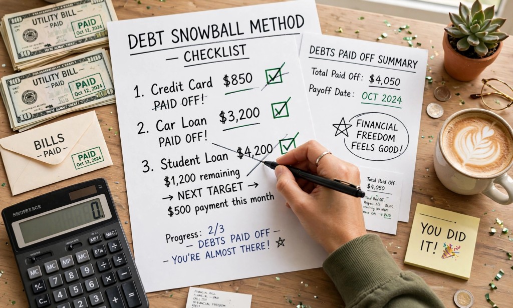How I Paid Off $5,000 Debt in 8 Months With the Snowball Method.