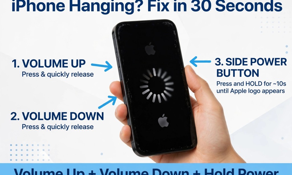 How To Restart iPhone That Is Hanging it Won't Delete Your Data