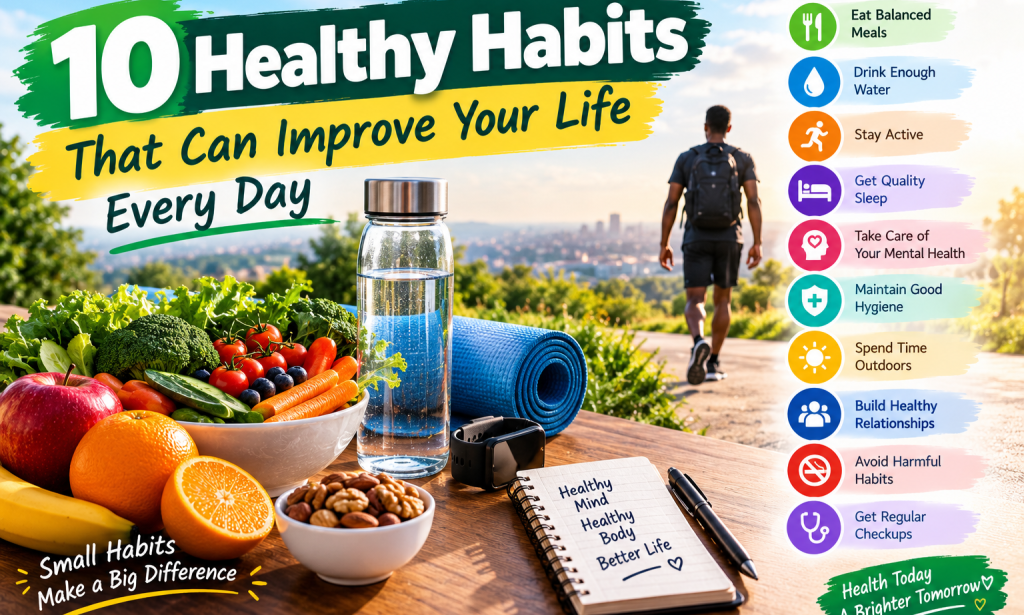 10 Healthy Habits That Can Improve Your Life Everyday