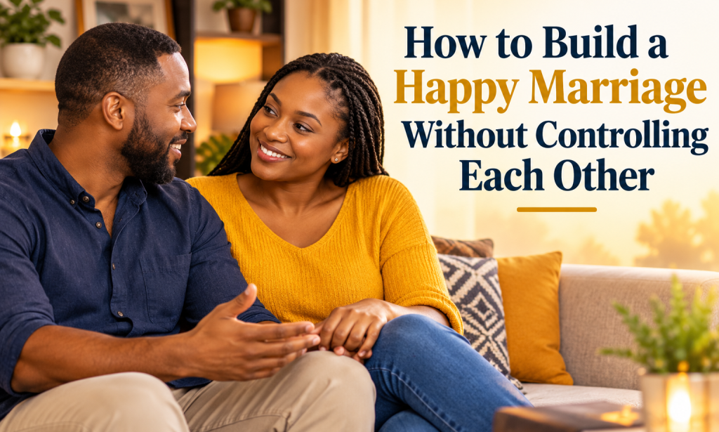 How to control a marriage without controlling each other,  Listen.