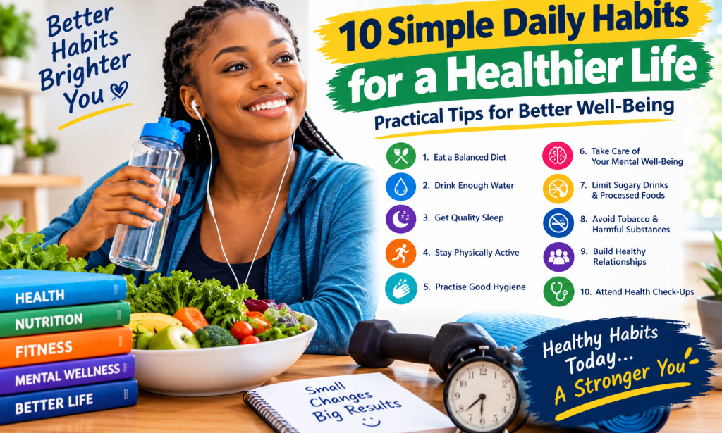 10 Simple Daily Habits for a Healthier Life: Practical Tips for Better Well-Being