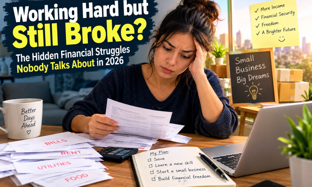 Working Hard but Still Broke? The Hidden Financial Struggles Nobody Talks About in 2026
