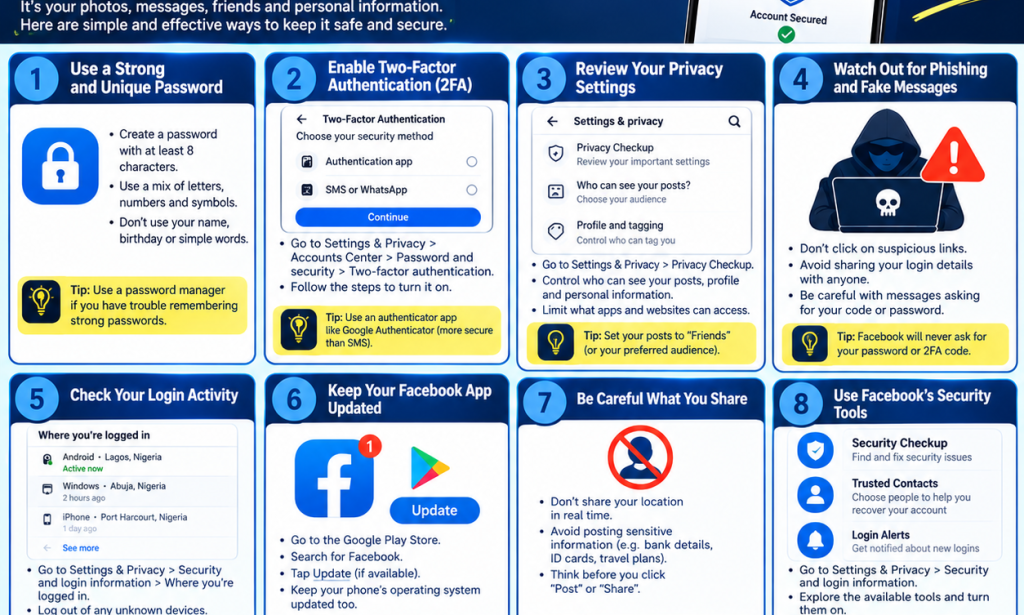 How to protect your Facebook account.
