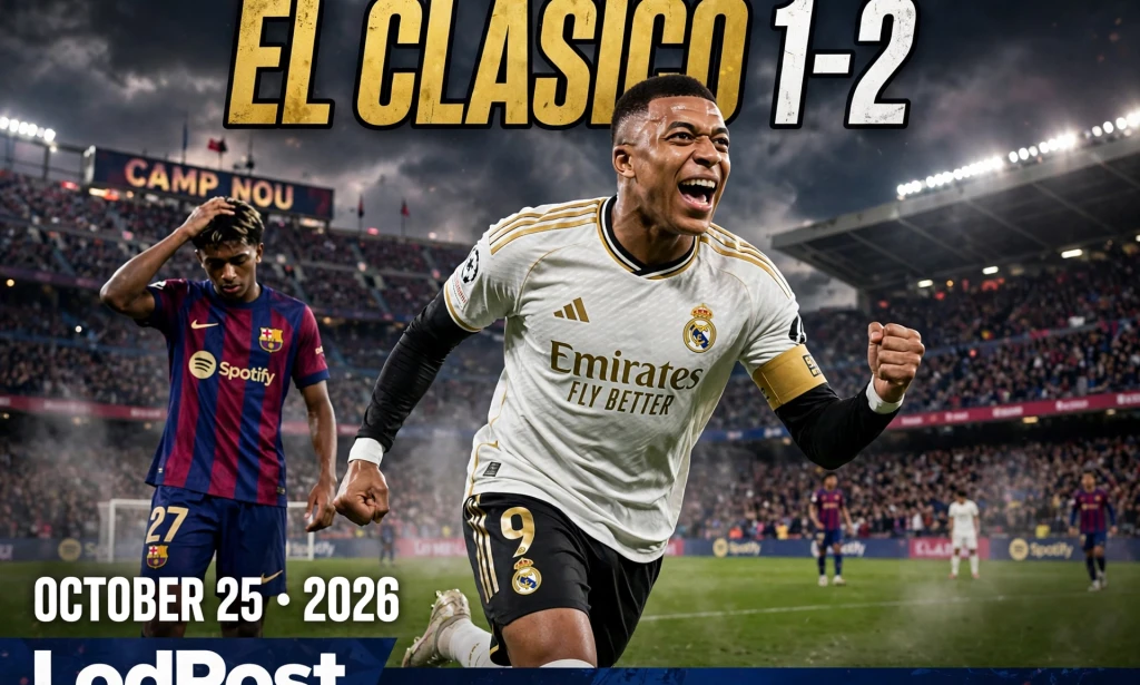 El Clasico Shock! Mbappe Silences Camp Nou As Real Madrid Beat Barcelona 2-1 - Yamal Struggles