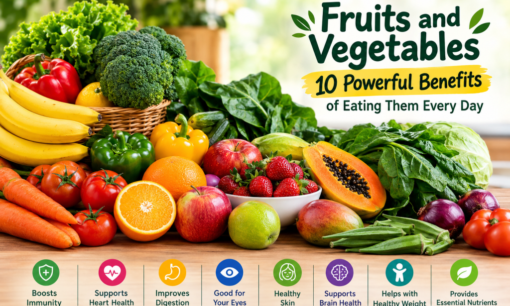 Fruits and Vegetables: 10 Powerful Benefits of Eating Them Every Day