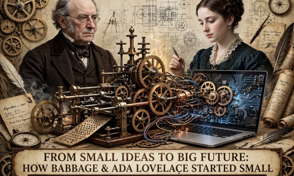 How to Be Smart Like Charles Babbage and Ada Lovelace: They Started Small But Created The Future