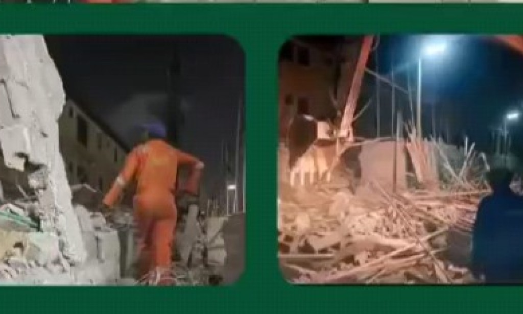 BREAKING:TWO STOREY BUILDING COLLAPSED WITH ONE PERSON DEAD