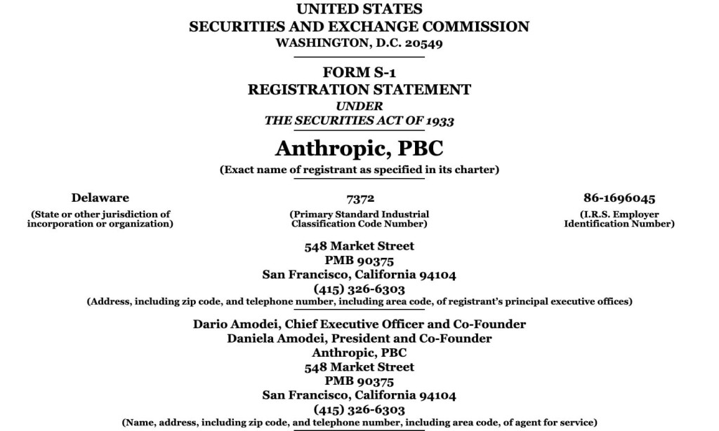 Anthropic Is Going Public: Claude Creator Files For A Historic IPO As $2 Trillion Valuation Looms In 2026