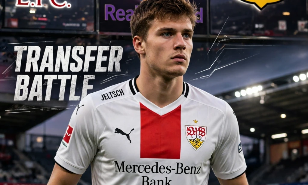 Liverpool, Real Madrid and Barcelona In Three-Way Battle For Stuttgart Wonderkid Finn Jeltsch