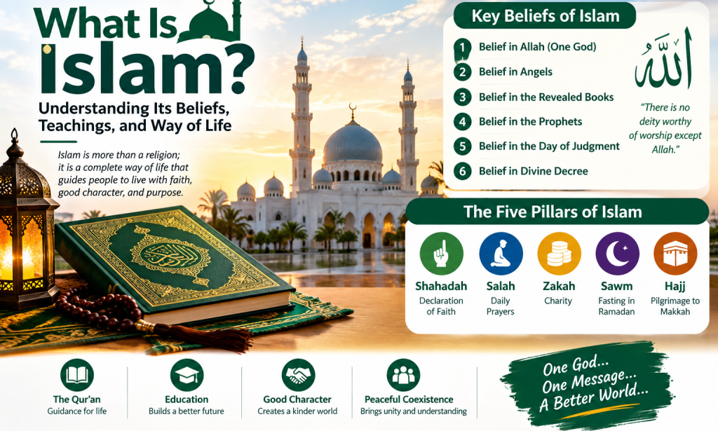 What Is Islam? Understanding Its Beliefs, Teachings, and Way of Life