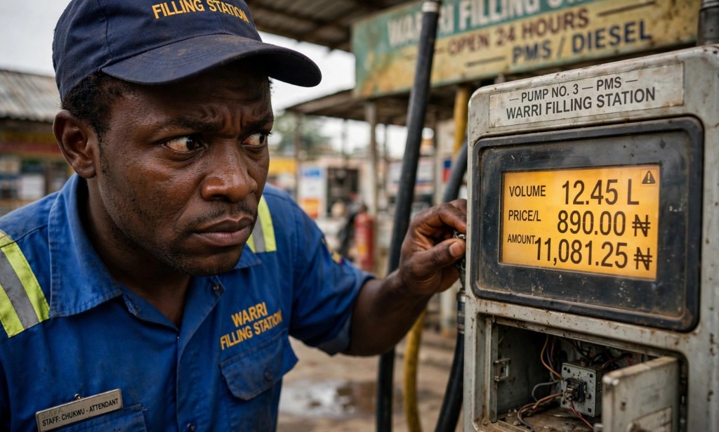 FOUR TACTICS FUEL ATTENDANTS ARE USING TO SHORTCHANGE YOU AT THE THE PUMP IN WARRI