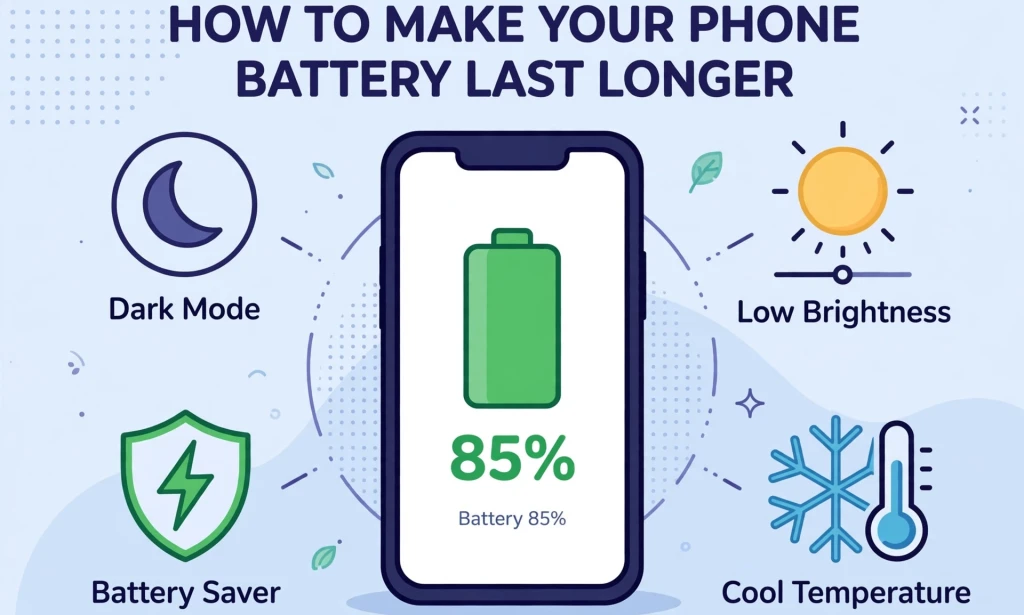 My Phone Battery Used to Die by 2PM, These 10 Tricks Fixed It</title>