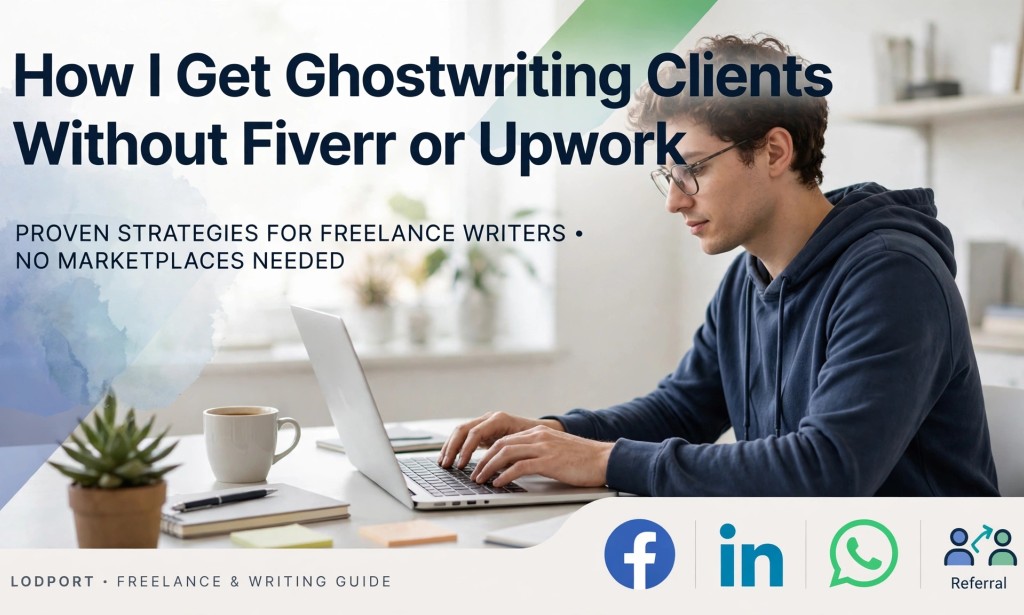 How I Get Ghostwriting Clients Without Fiverr Or Upwork.